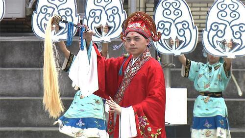 「祈求吉慶　歡喜台灣」演出要慶賀總統就職大典。（圖／民視新聞）