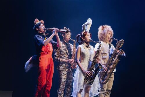 《Do Re Mi喜咧兜？》幽默劇情互動，搭配音樂演奏。（米特薩克斯風重奏團提供）