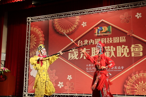 京劇學系學生演出泗州城。（國立臺灣戲曲學院提供）