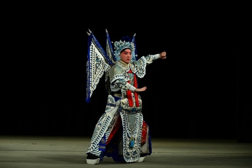 復興京劇團《三國群英會》武生林政翰飾演趙雲。