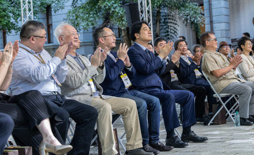 ▲總統賴清德出席「2025藝文聯誼茶會」(2)。