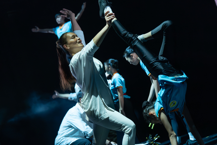 國立臺灣戲曲學院臺灣特技團《人身 人聲 人生》忠實再現了戲曲學院精湛師資對於學生基本功訓練的悉心教誨與嚴格要求。