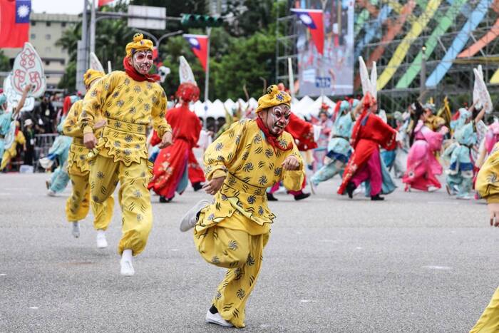 總統就職，《祈求吉慶 歡喜台灣》表演項目。陳品佑攝